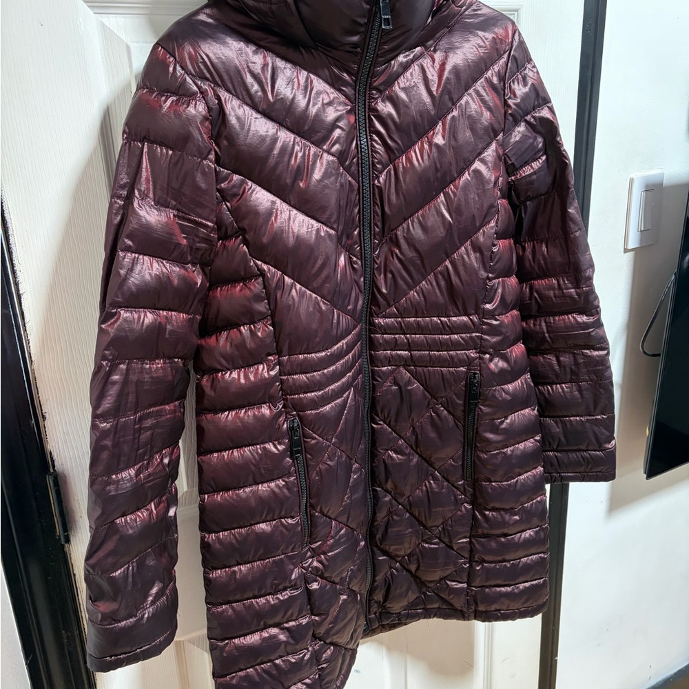 🦋Gifted🦋 Calvin Klein Dark Maroon Parka Coat